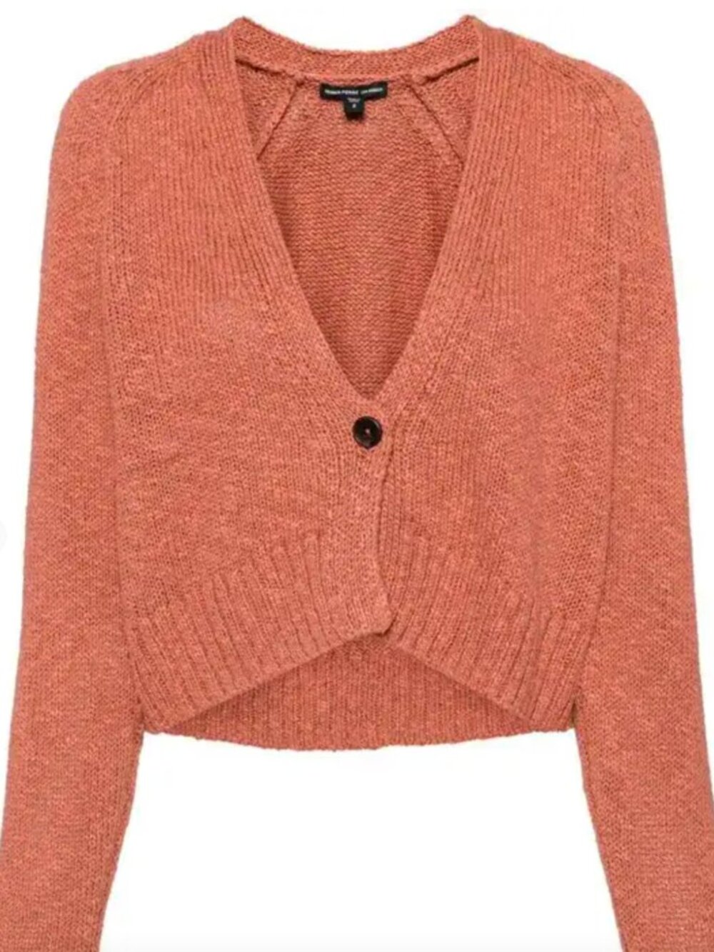 James Perse Linen Button V-Neck Cardigan LIKE NEW